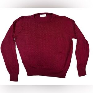 Vintage “It's Pure Gould” Brand Women’s Red knit Sweater USA